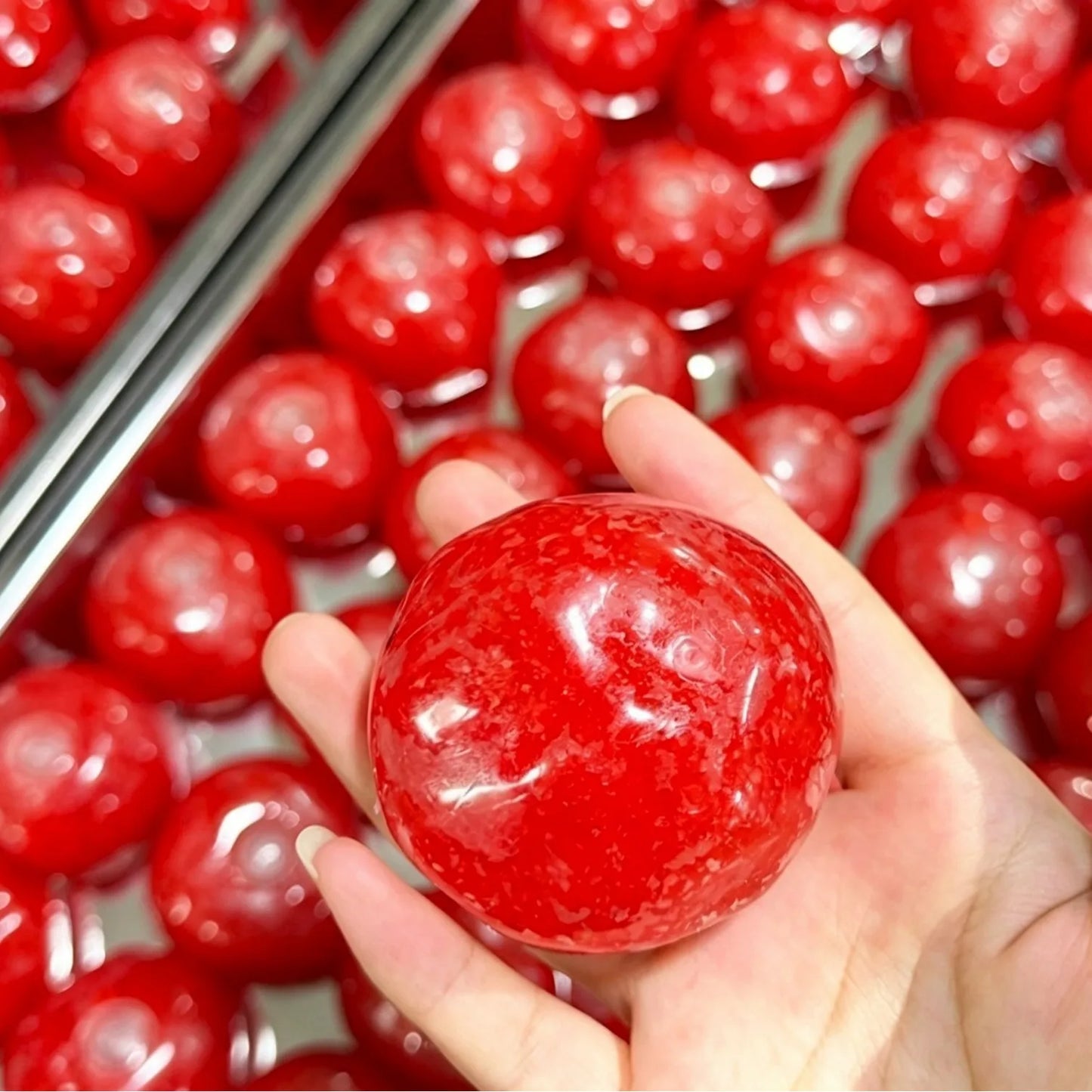 Slow‑Rise Squishy Stress Ball – Transparent Sensory Squeeze Toy
