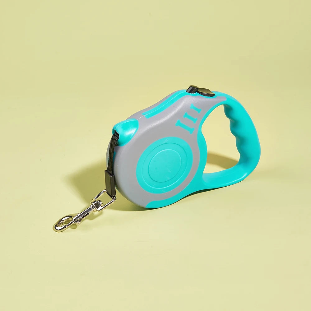 Retractable Nylon Pet Leash – Durable 3m/5m Lead for Small Dogs & Cats
