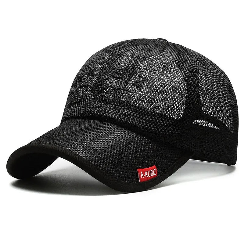 Embroidered Mesh Baseball Cap