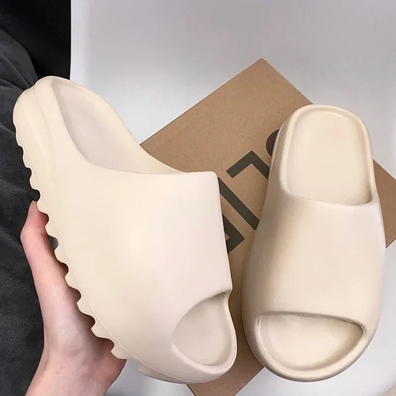 EVA Non‑Slip Platform Slides – Soft Indoor/Outdoor Shower Slippers