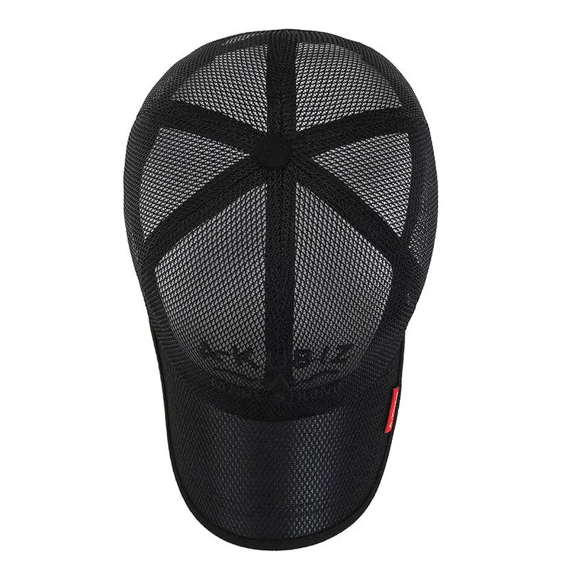 Embroidered Mesh Baseball Cap