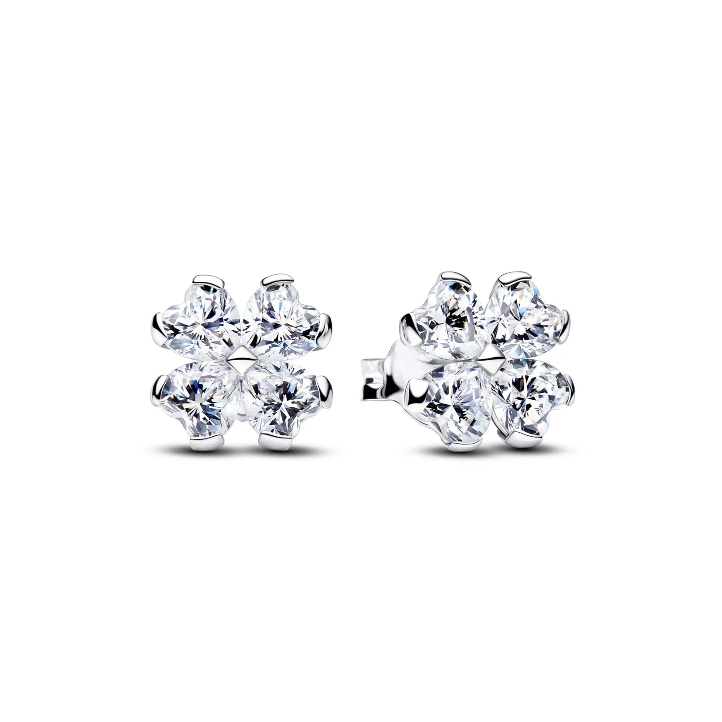 925 Silver Four‑Leaf Clover Charm Bead