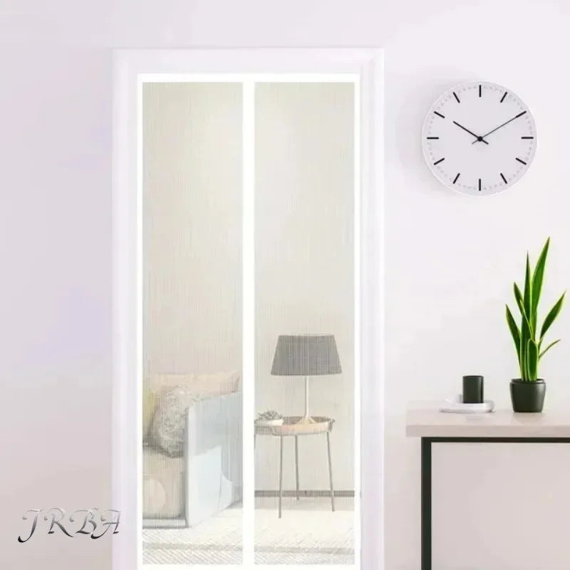 Magnetic Window Mosquito Screen – Breathable Gauze Curtain with Auto‑Close