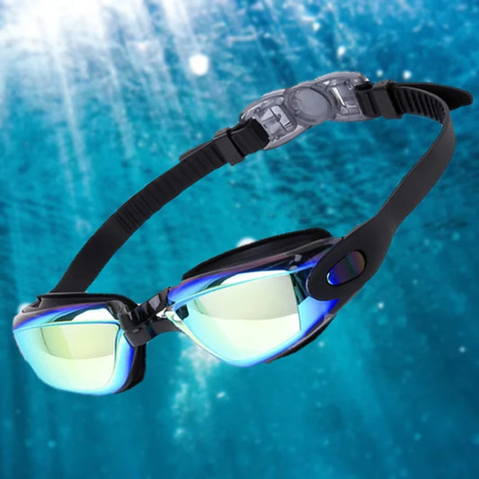 HD Anti‑Fog Silicone Swimming Goggles – Waterproof Unisex Design