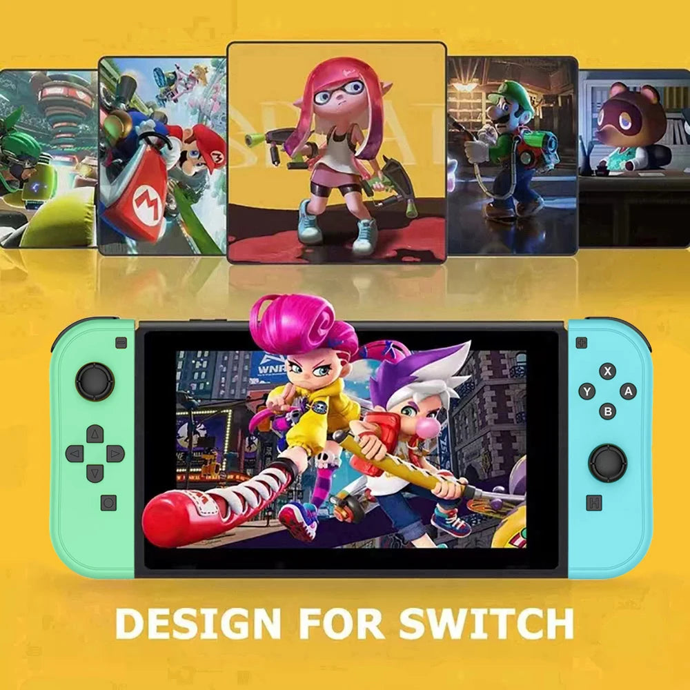 Wireless Joy‑Con Gamepad for Switch/OLED/Lite – Bluetooth Controller with Vibration & Wake Function