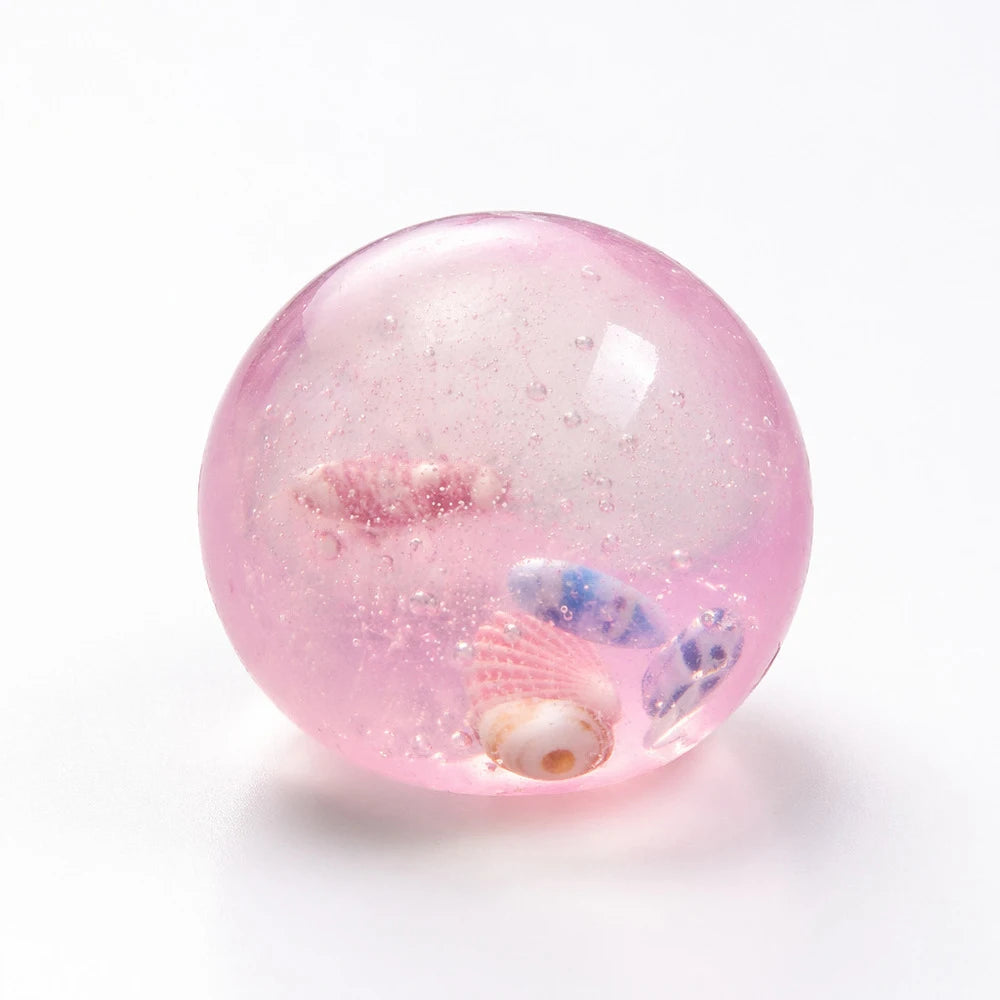 Slow‑Rise Squishy Stress Ball – Transparent Sensory Squeeze Toy