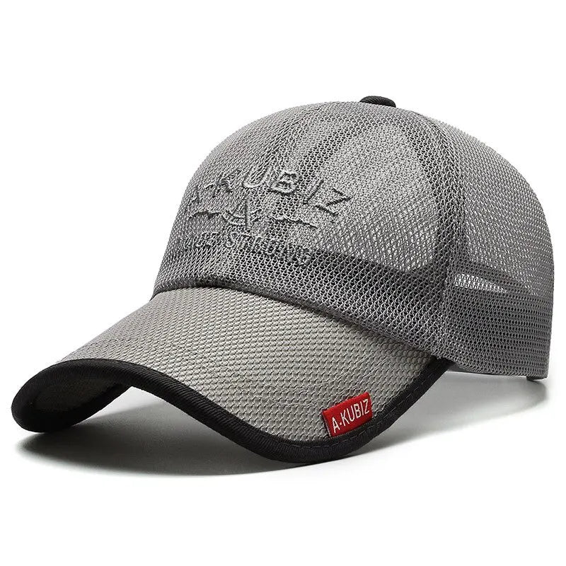 Embroidered Mesh Baseball Cap