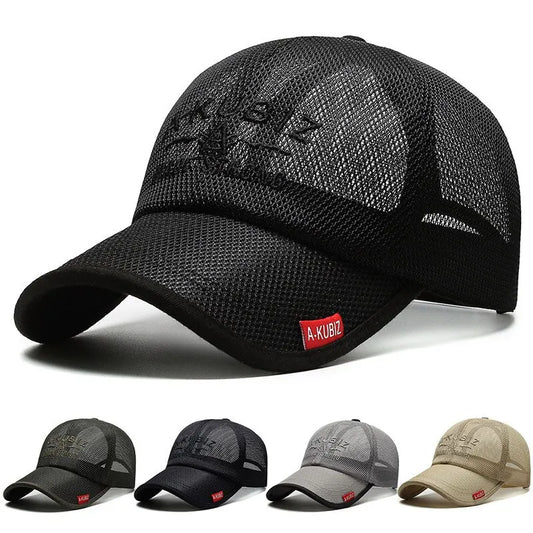 Embroidered Mesh Baseball Cap