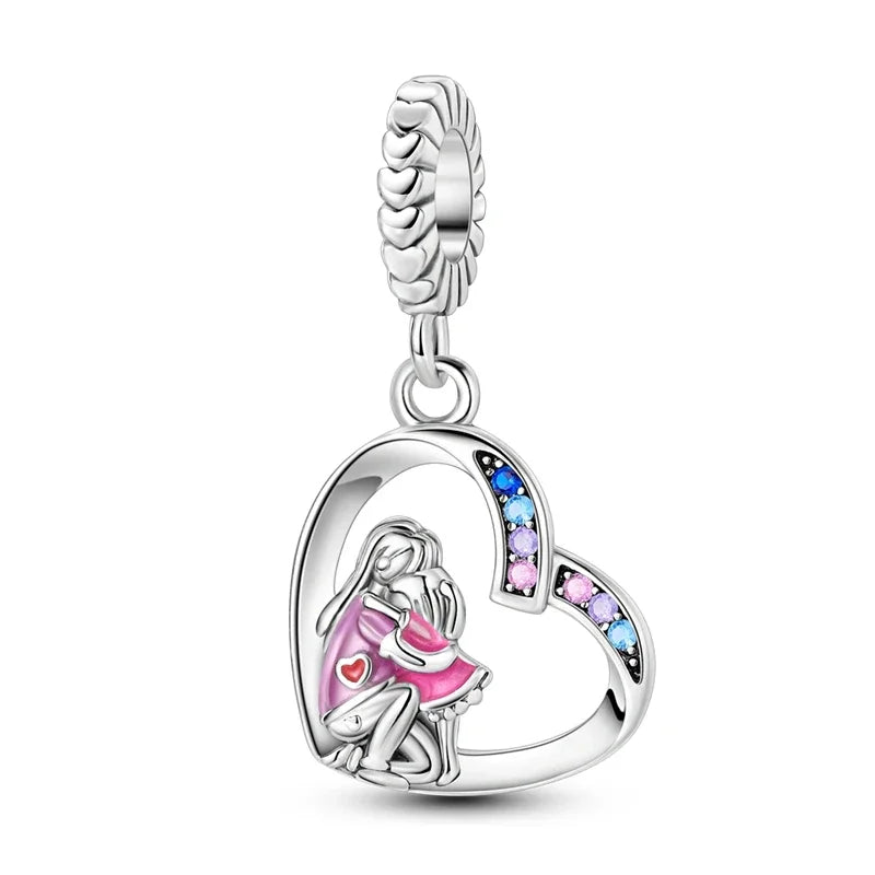925 Silver Four‑Leaf Clover Charm Bead