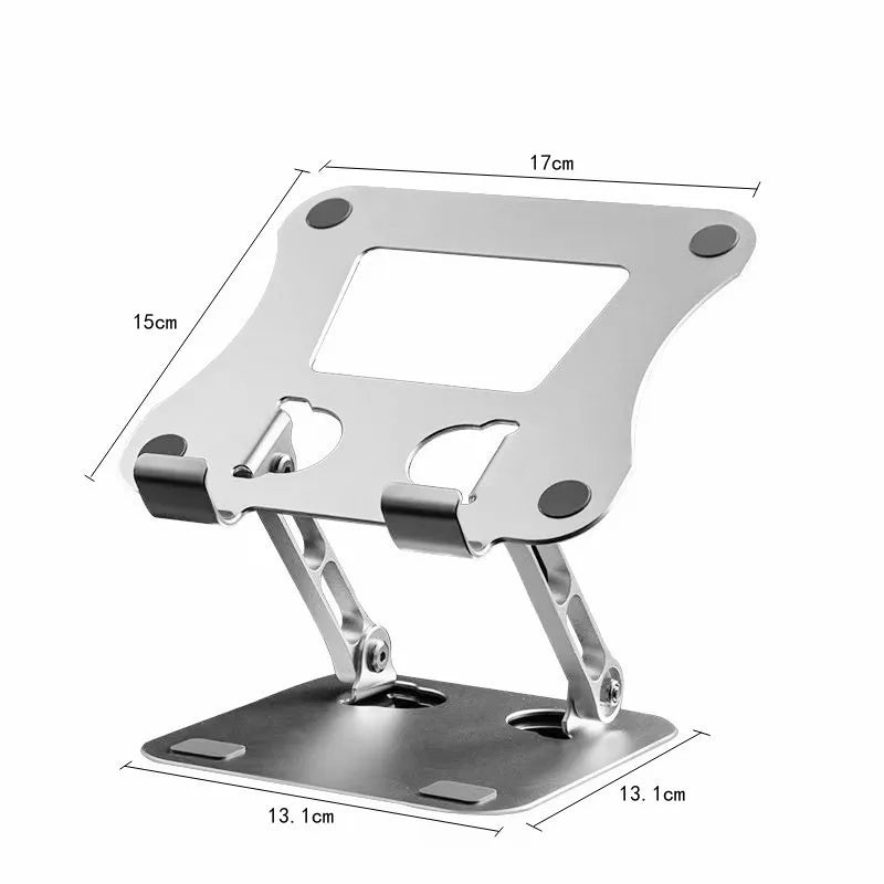 Adjustable Aluminum Laptop & Tablet Stand – Portable Folding Cooling Holder