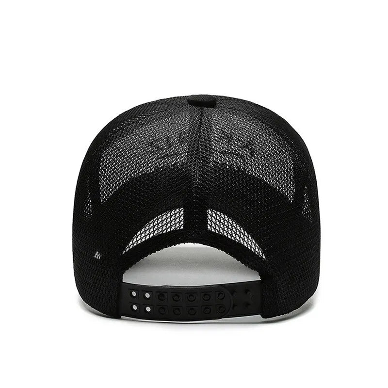 Embroidered Mesh Baseball Cap