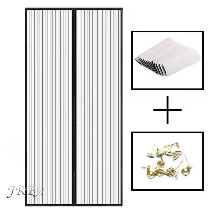 Magnetic Window Mosquito Screen – Breathable Gauze Curtain with Auto‑Close
