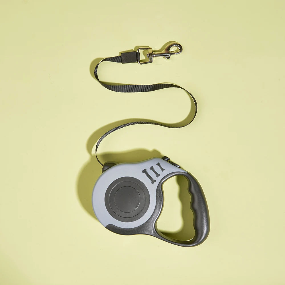 Retractable Nylon Pet Leash – Durable 3m/5m Lead for Small Dogs & Cats