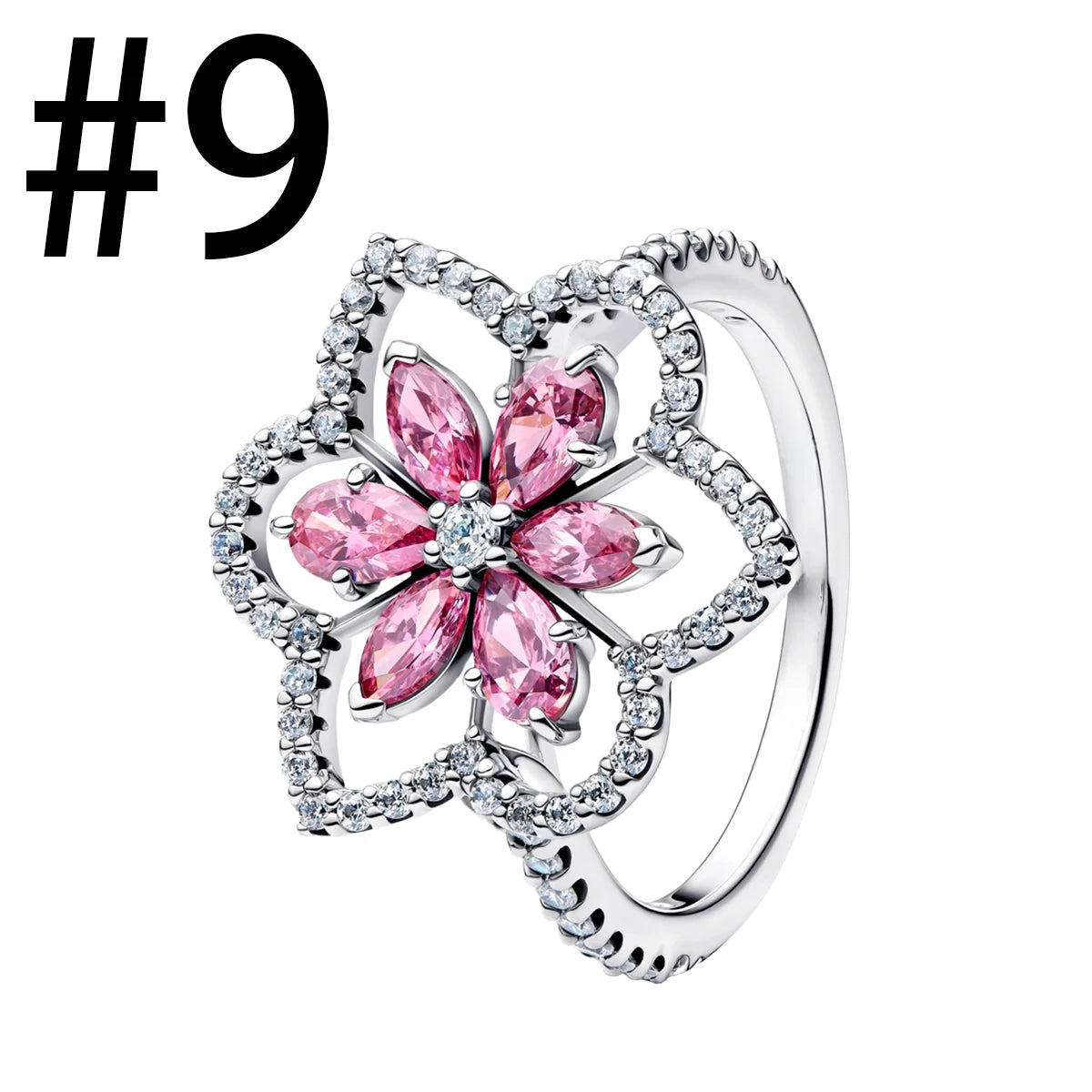 925 Silver Four‑Leaf Clover Charm Bead