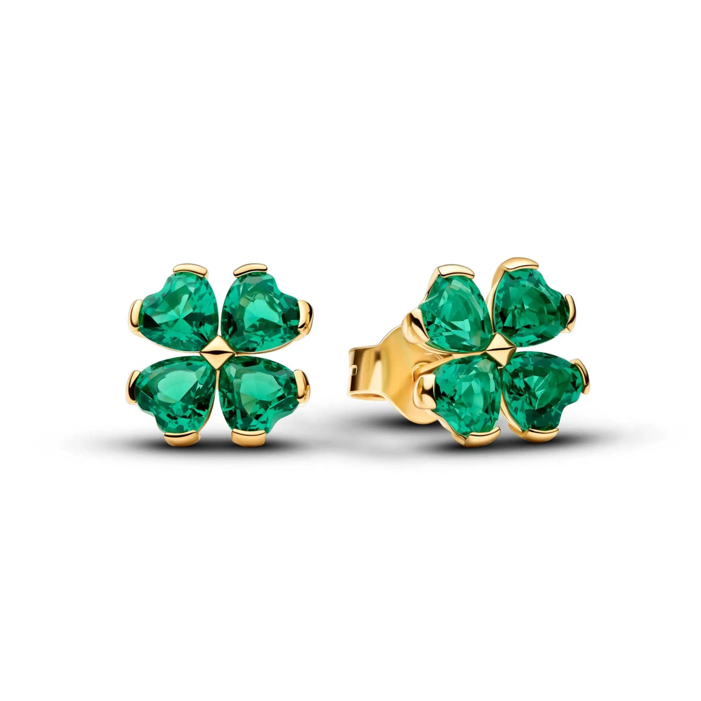 925 Silver Four‑Leaf Clover Charm Bead