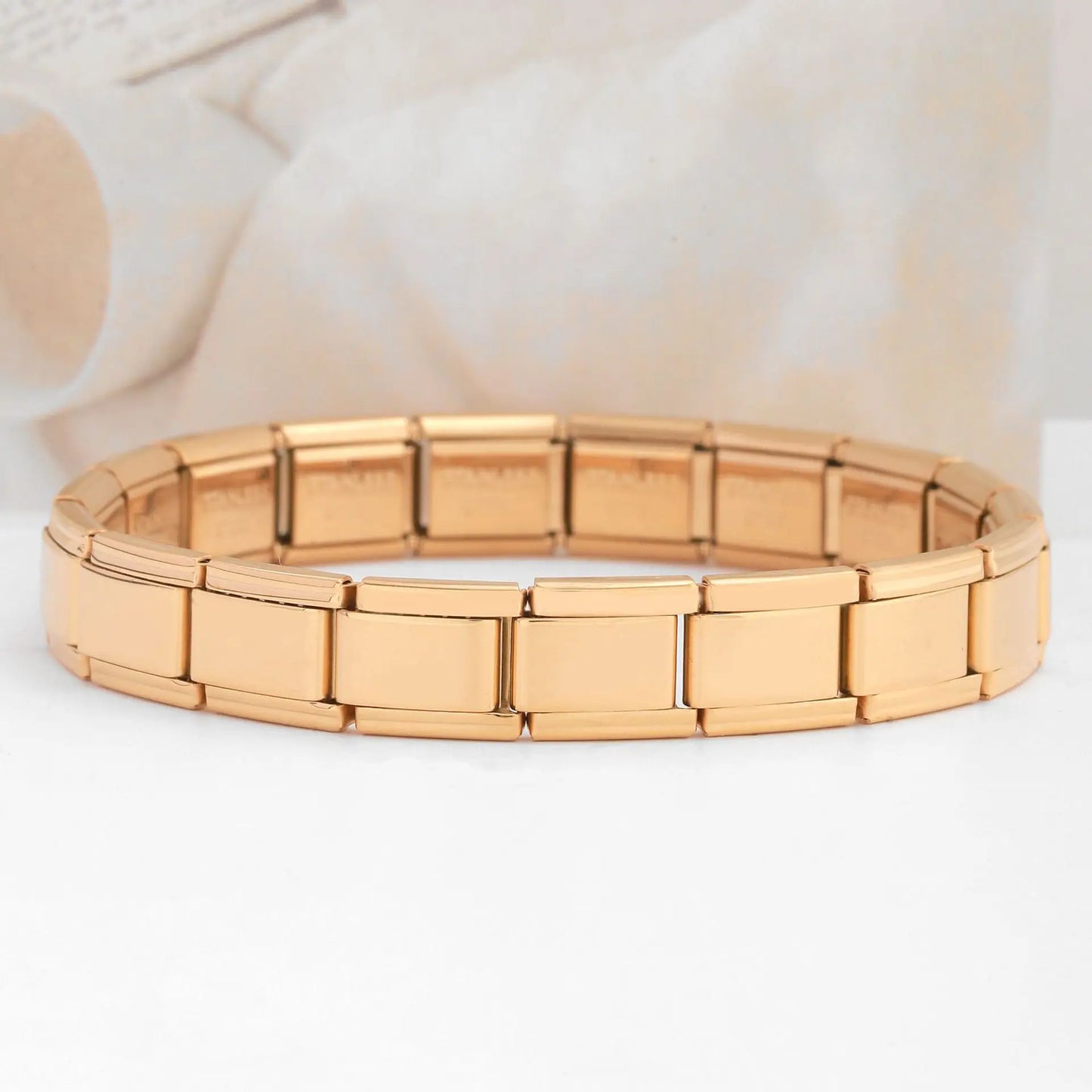 Trendy Square Italy Stainless Steel Bracelets