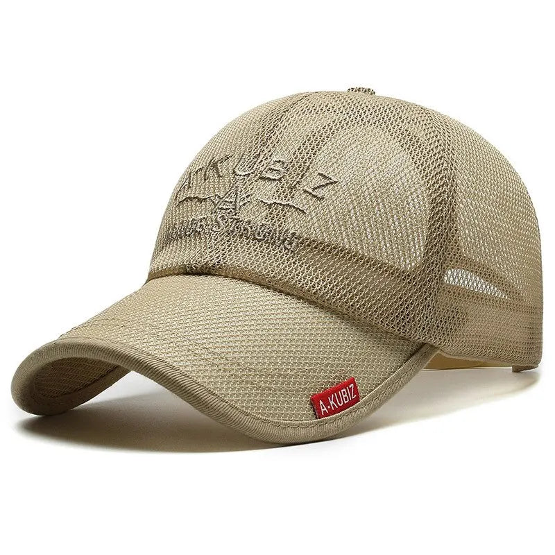 Embroidered Mesh Baseball Cap