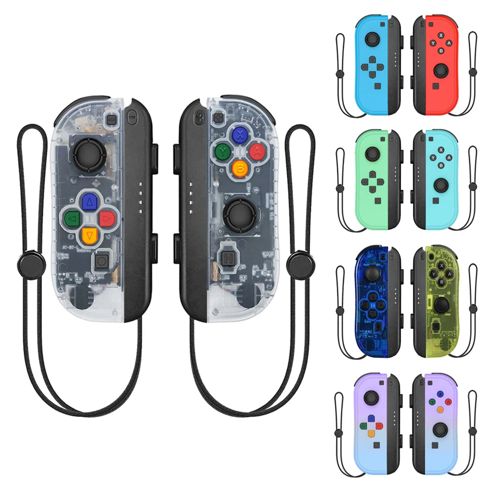 Wireless Joy‑Con Gamepad for Switch/OLED/Lite – Bluetooth Controller with Vibration & Wake Function