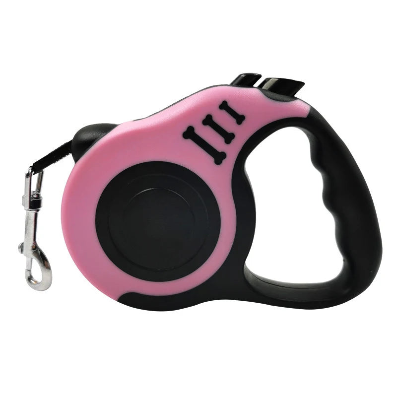 Retractable Nylon Pet Leash – Durable 3m/5m Lead for Small Dogs & Cats