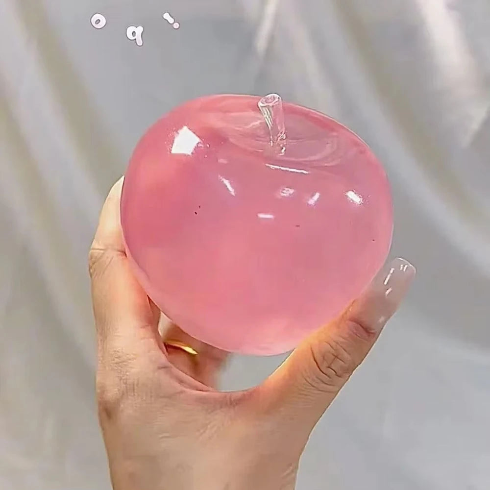 Slow‑Rise Squishy Stress Ball – Transparent Sensory Squeeze Toy