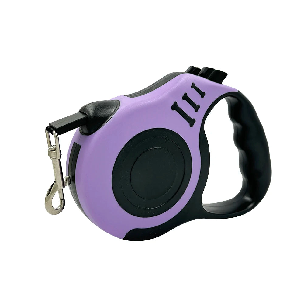 Retractable Nylon Pet Leash – Durable 3m/5m Lead for Small Dogs & Cats