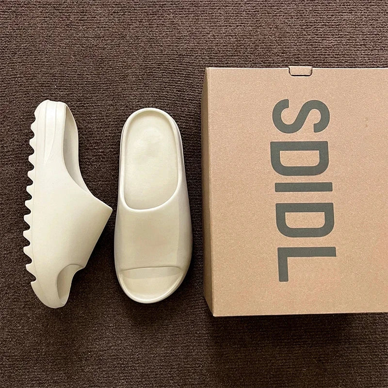 EVA Non‑Slip Platform Slides – Soft Indoor/Outdoor Shower Slippers