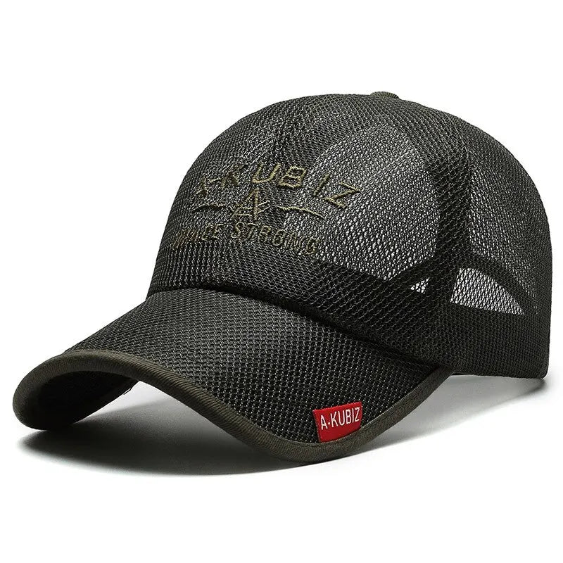 Embroidered Mesh Baseball Cap