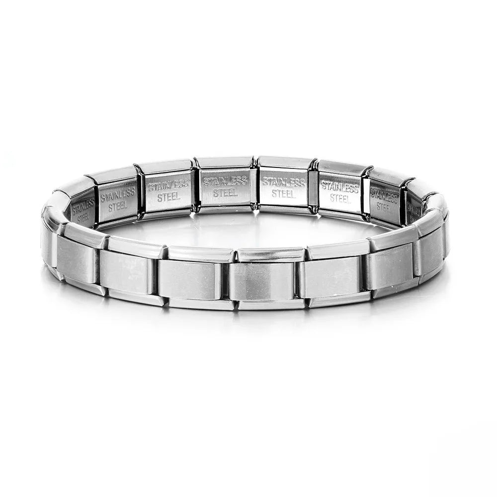 Trendy Square Italy Stainless Steel Bracelets