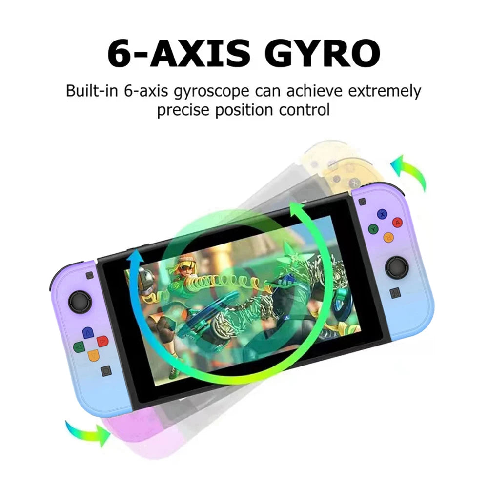Wireless Joy‑Con Gamepad for Switch/OLED/Lite – Bluetooth Controller with Vibration & Wake Function