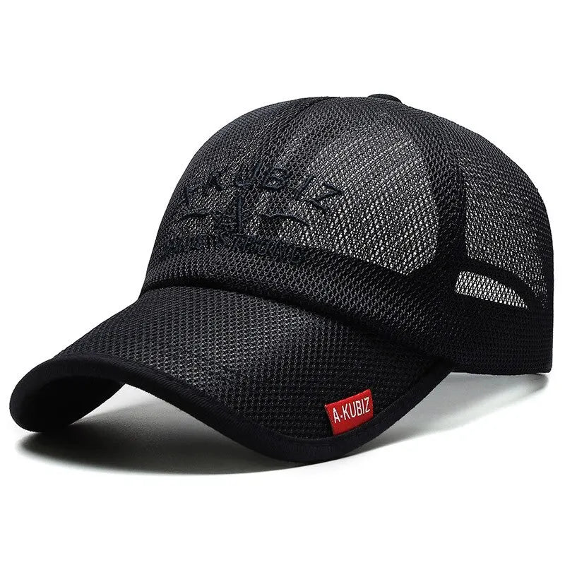 Embroidered Mesh Baseball Cap