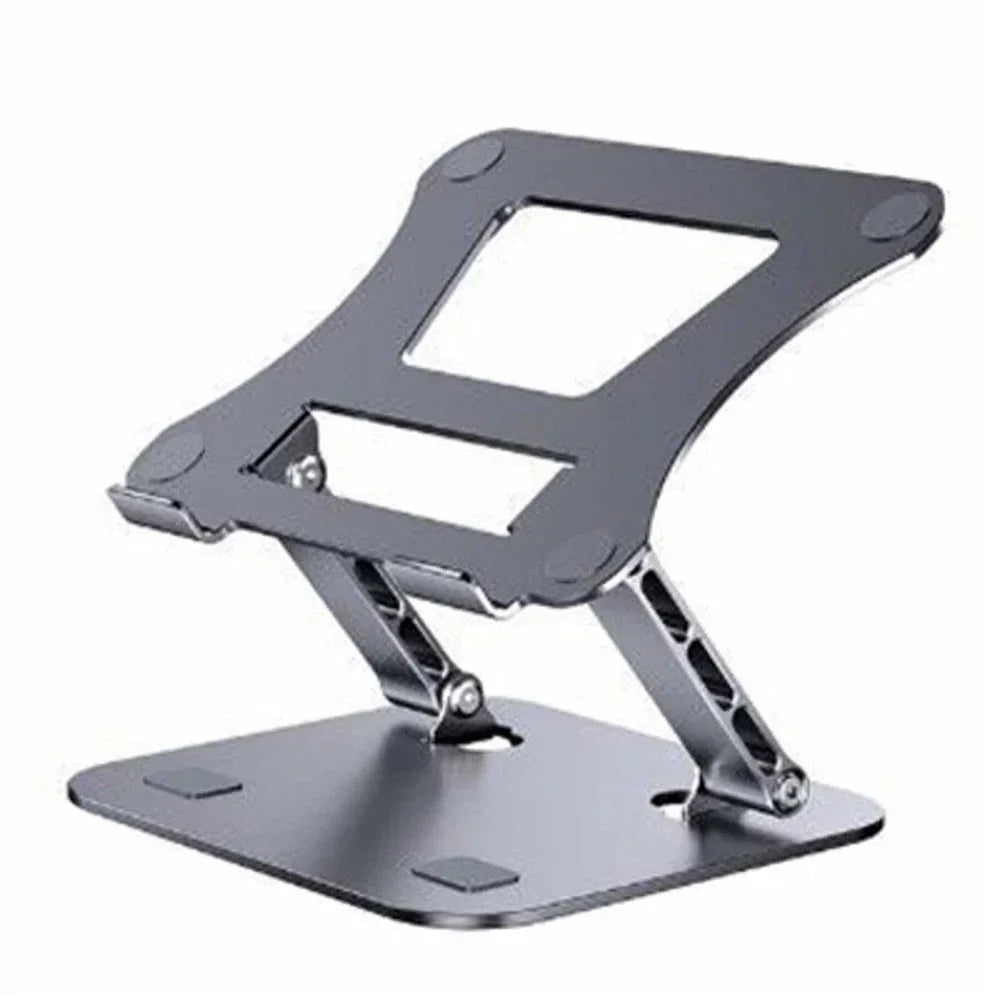 Adjustable Aluminum Laptop & Tablet Stand – Portable Folding Cooling Holder