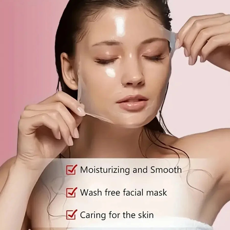 Biotin & Collagen Peel Mask – Day & Night Deep Hydration Cream Wrap