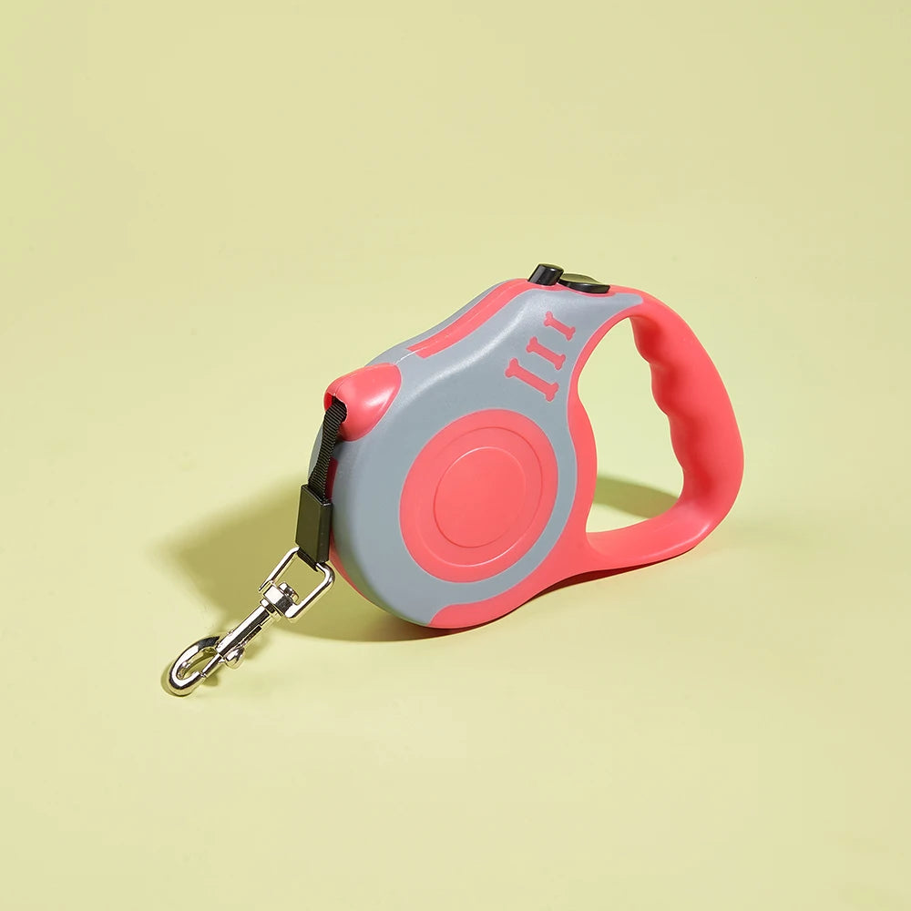 Retractable Nylon Pet Leash – Durable 3m/5m Lead for Small Dogs & Cats