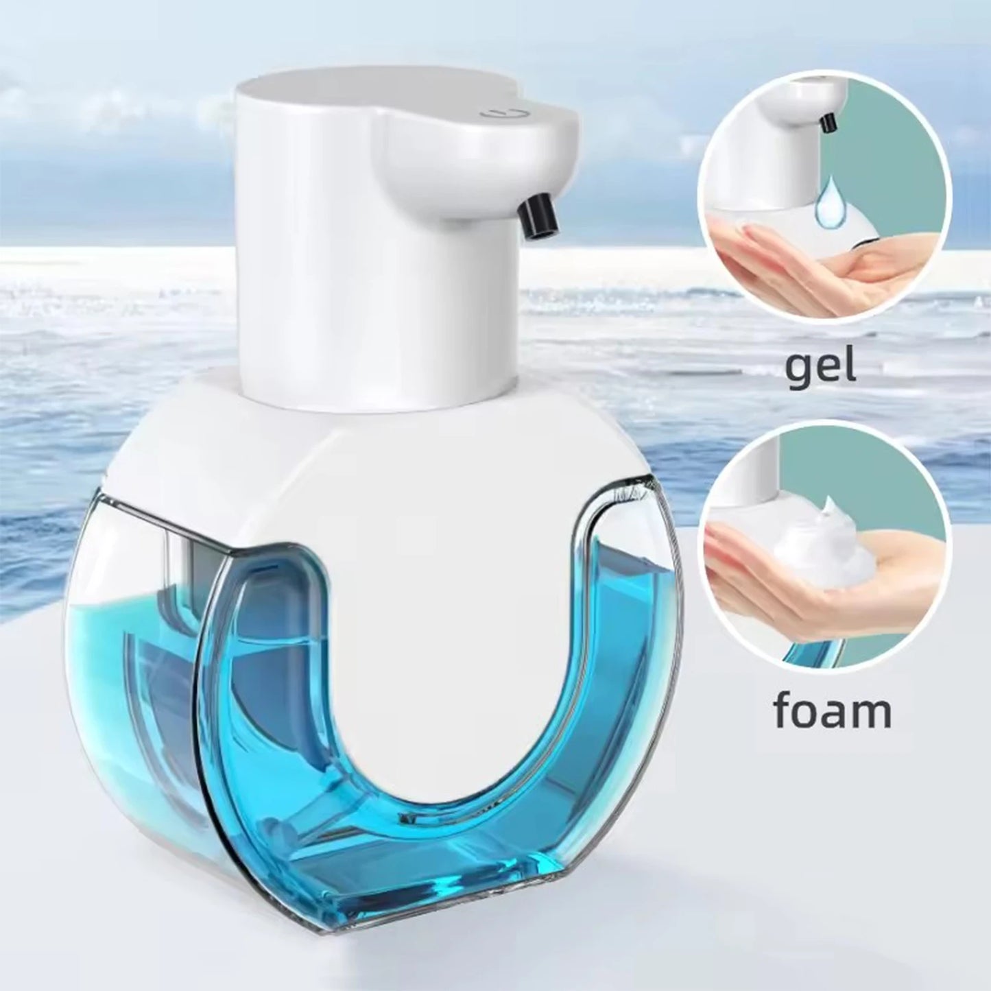 Automatic Foam Soap Dispenser – Wall‑Mounted 500ml Smart Sensor Rechargeable