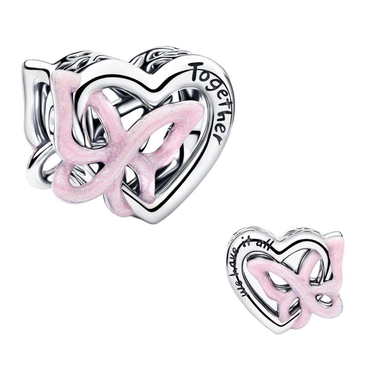 925 Silver Four‑Leaf Clover Charm Bead